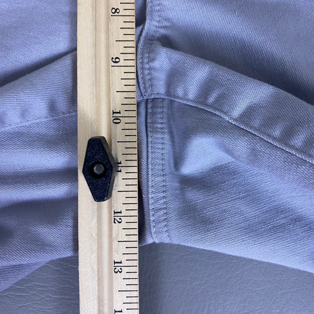 Talbots Flawless Five-Pocket Boyfriend Pants 14W Light Gray Cotton Lyocell - Picture 8 of 12